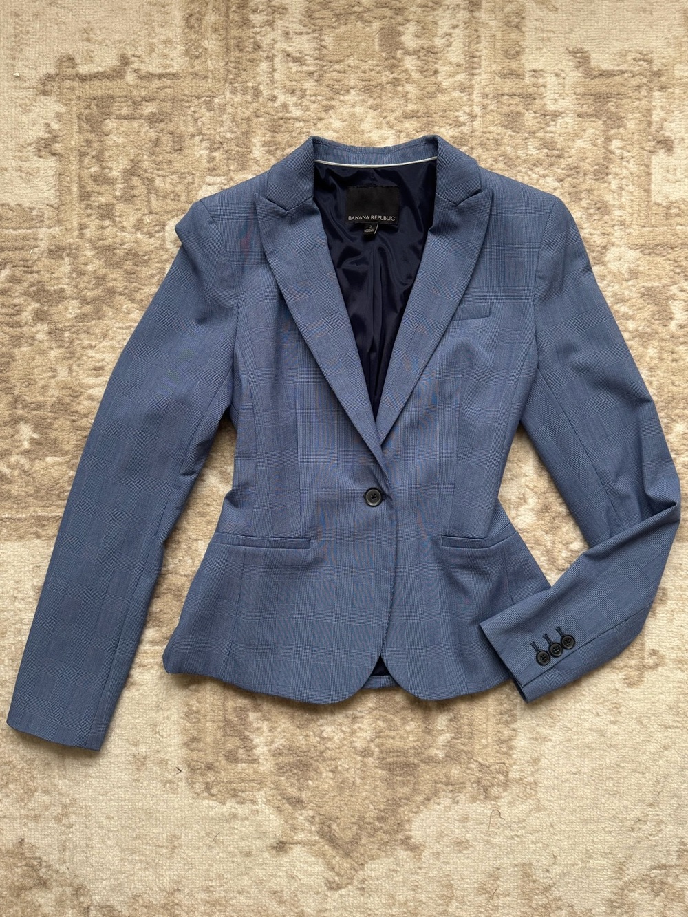 NWOT Banana Republic Classic Twill Stretch Blazer Size 2